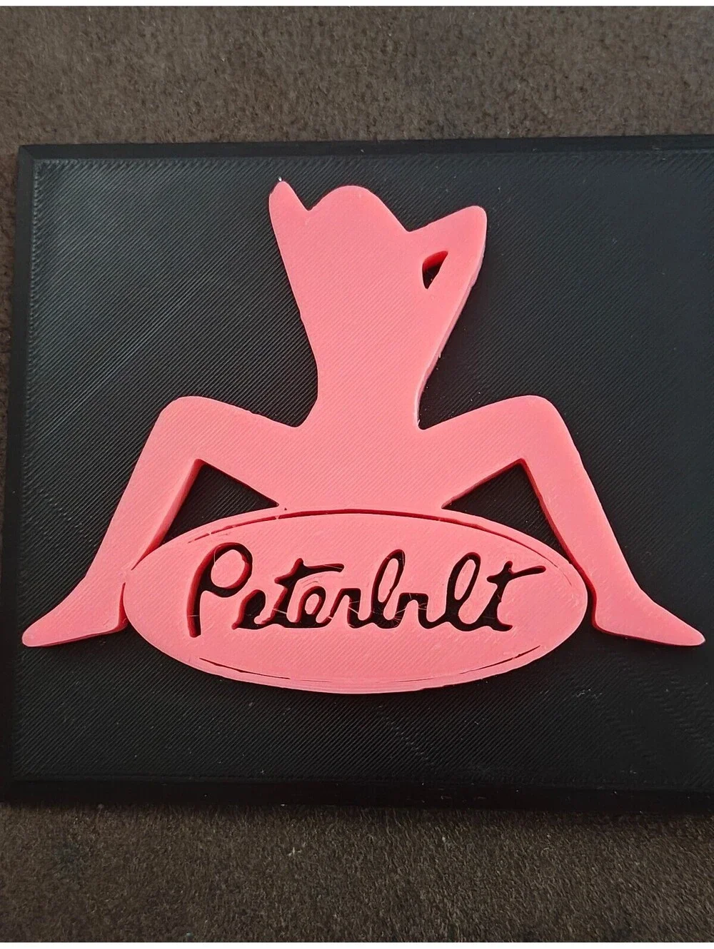 Pink and Black Peterbilt 